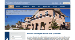 Desktop Screenshot of northparkatscottcarver.com